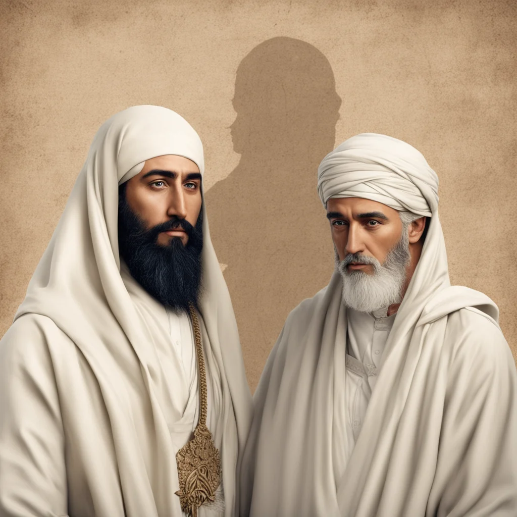prophet muhammad with another arab