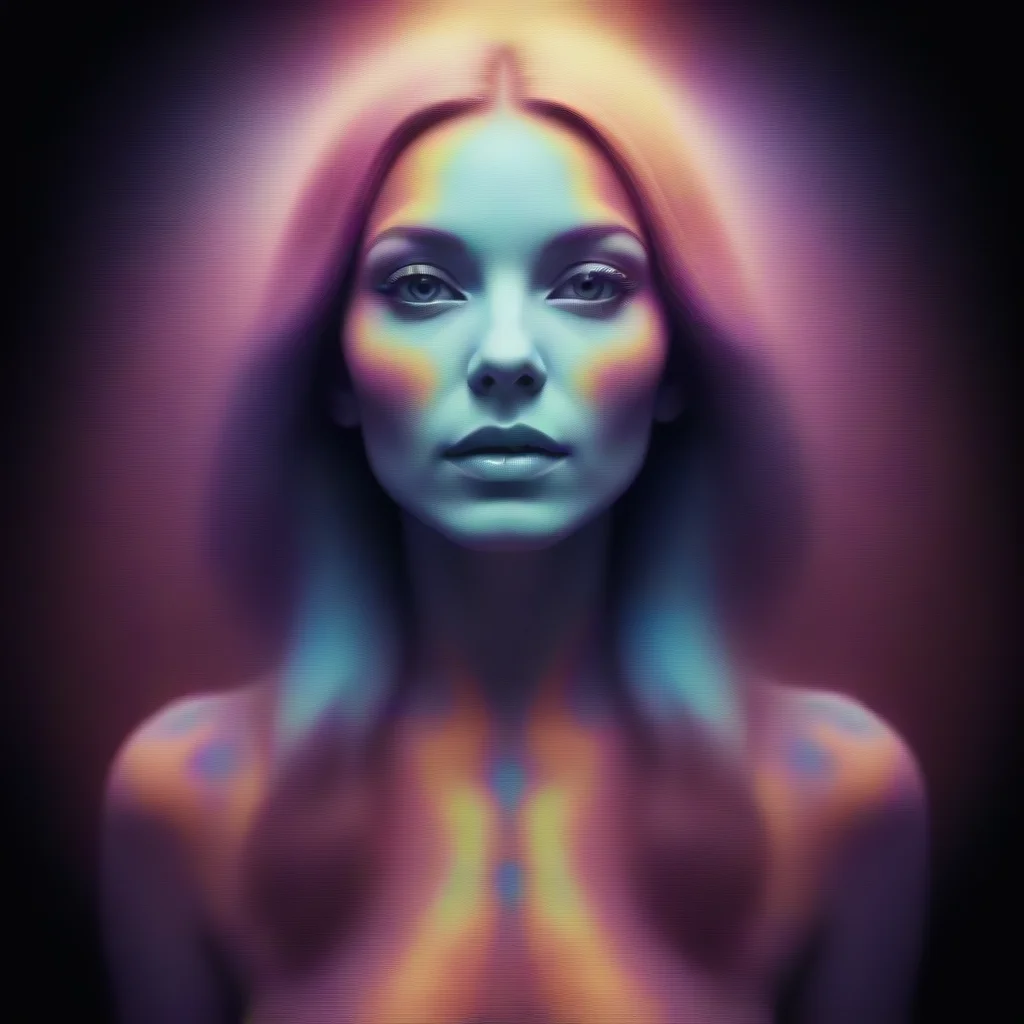 psychedelic woman