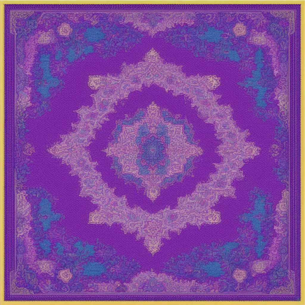 purple blue persian carpet confident engaging wow artstation art 3
