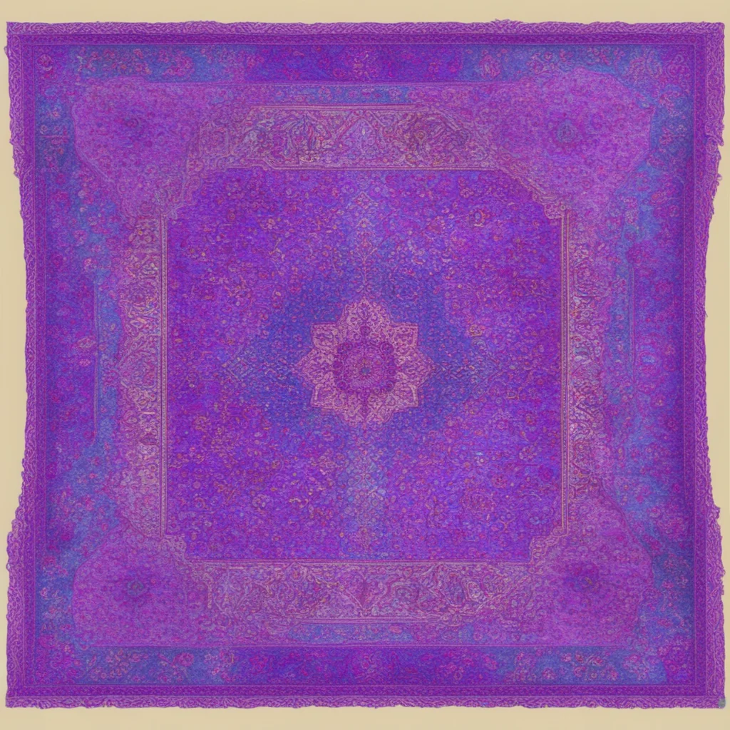 purple blue persian carpet