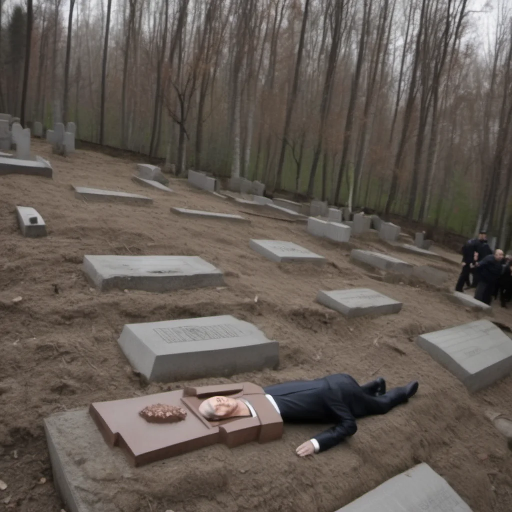 putin lying on the ground in grave yard good looking trending fantastic 1