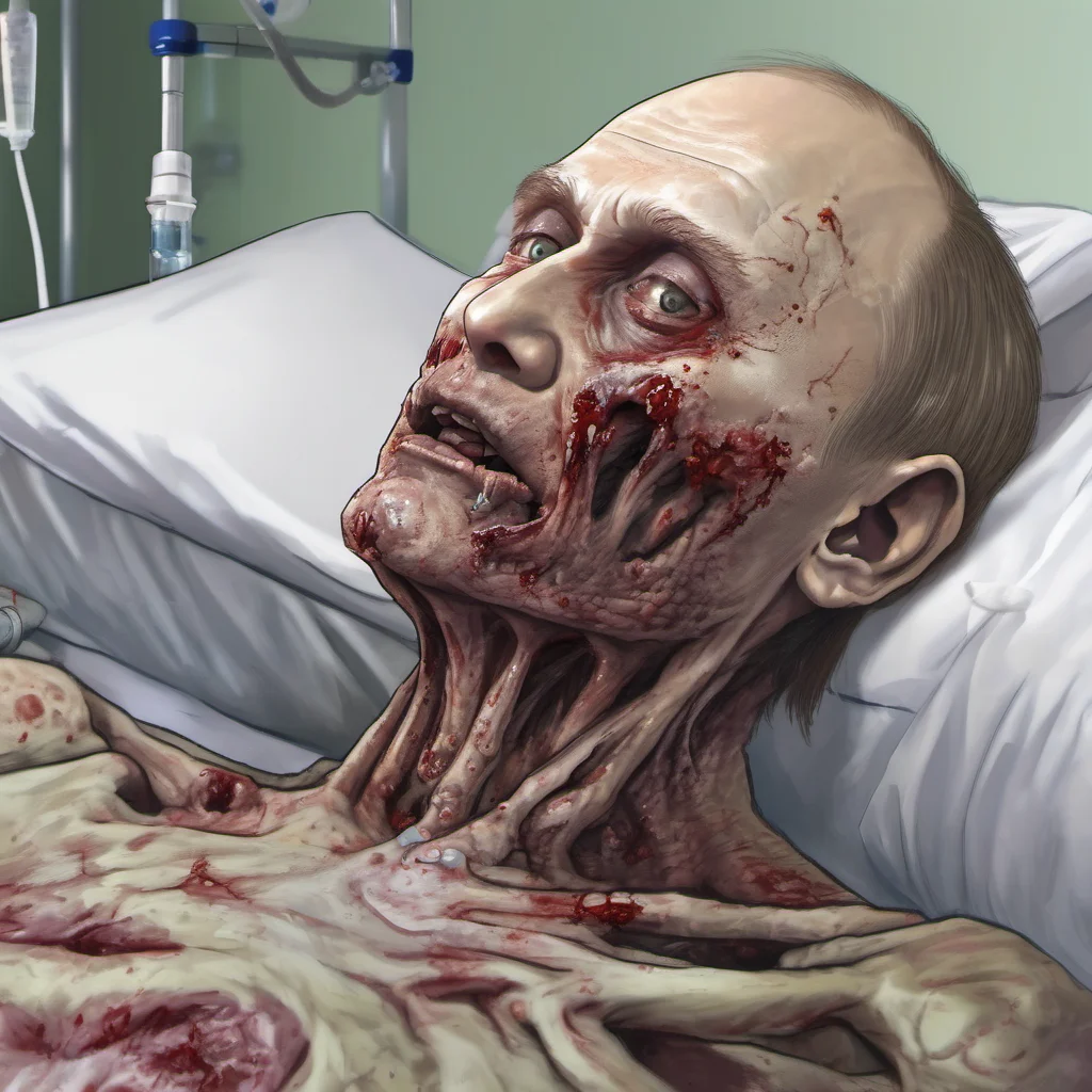 putin zombie in hospital amazing awesome portrait 2