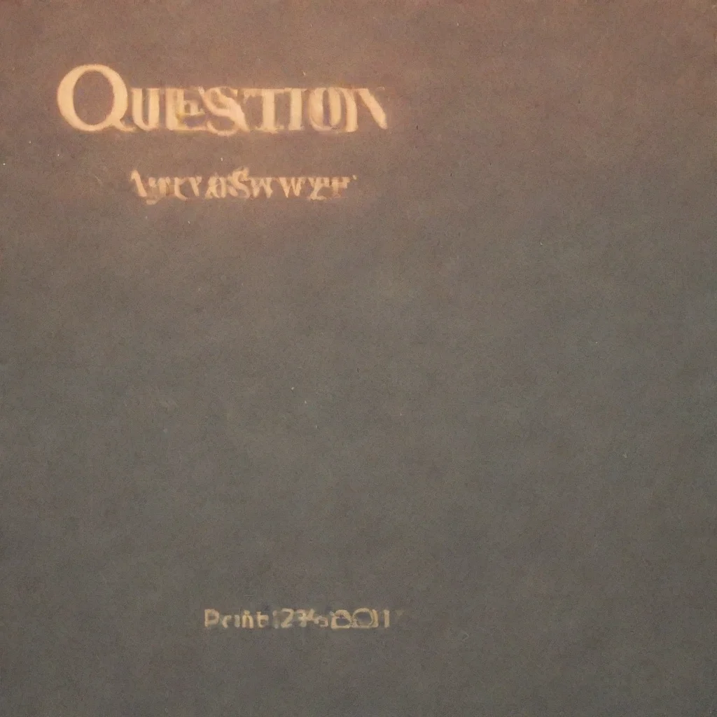 question and answer cover
