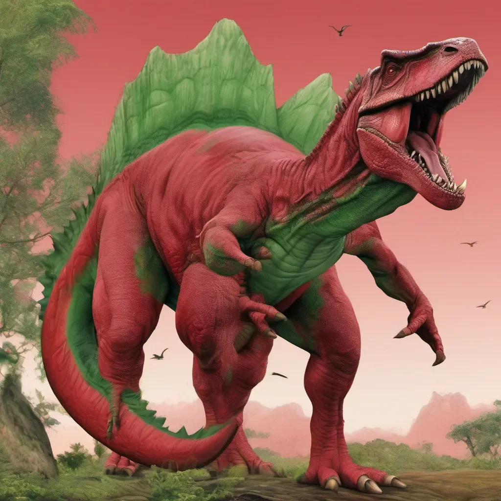quiero un dinosaurio realista volador de color  rojo con verde y q tenga als good looking trending fantastic 1