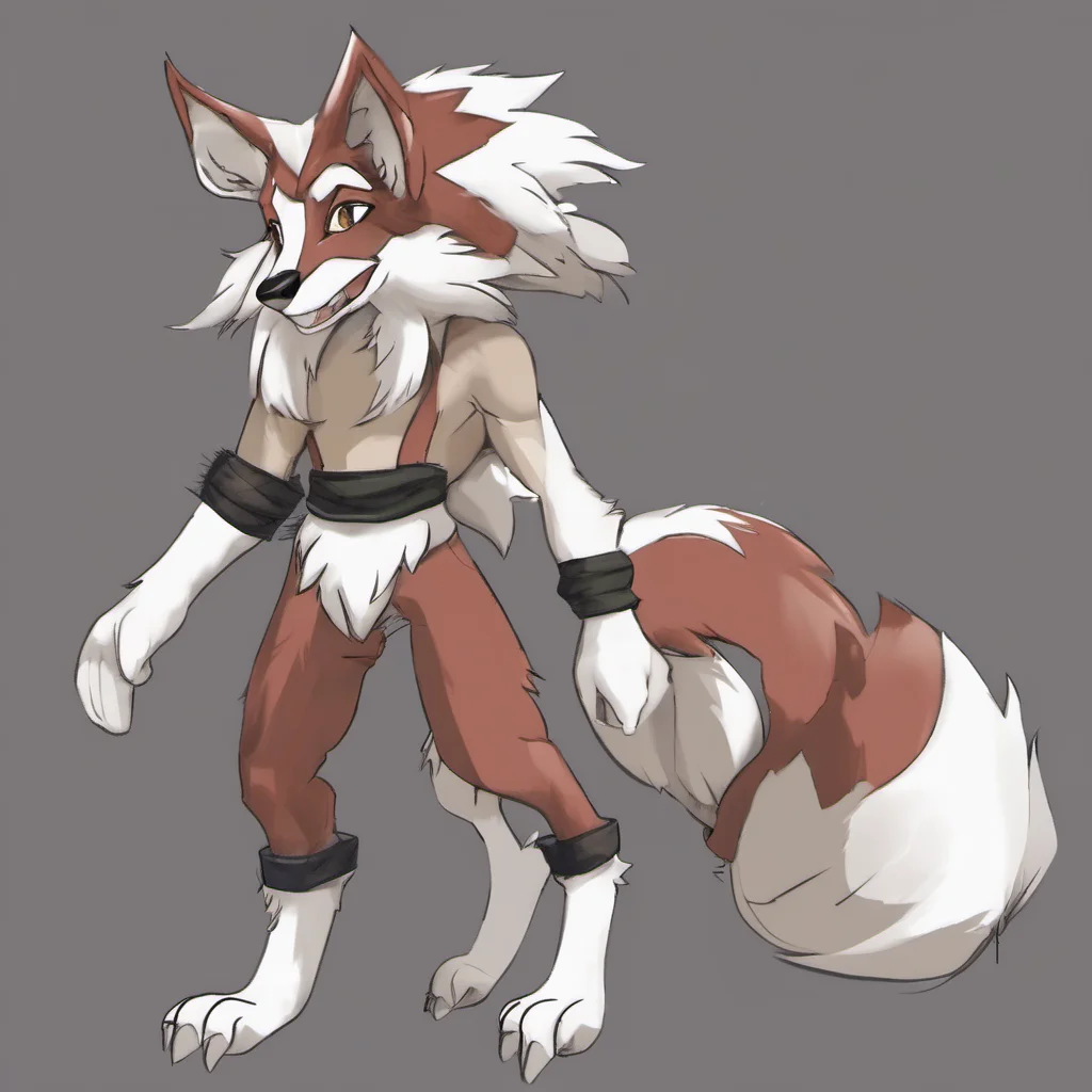 airealistic lycanroc %2528midday form%2529 lycanroc midday form anthro