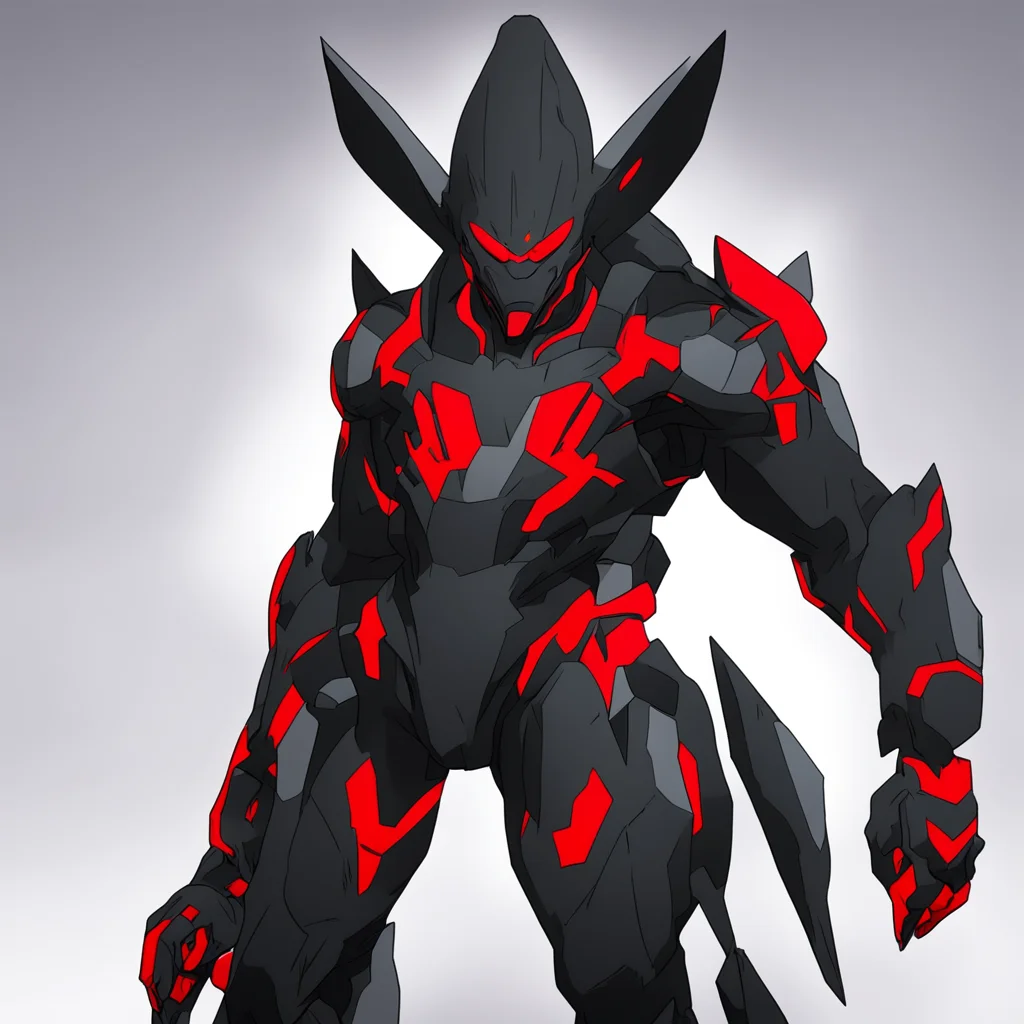 red and black protogen anime amazing awesome portrait 2