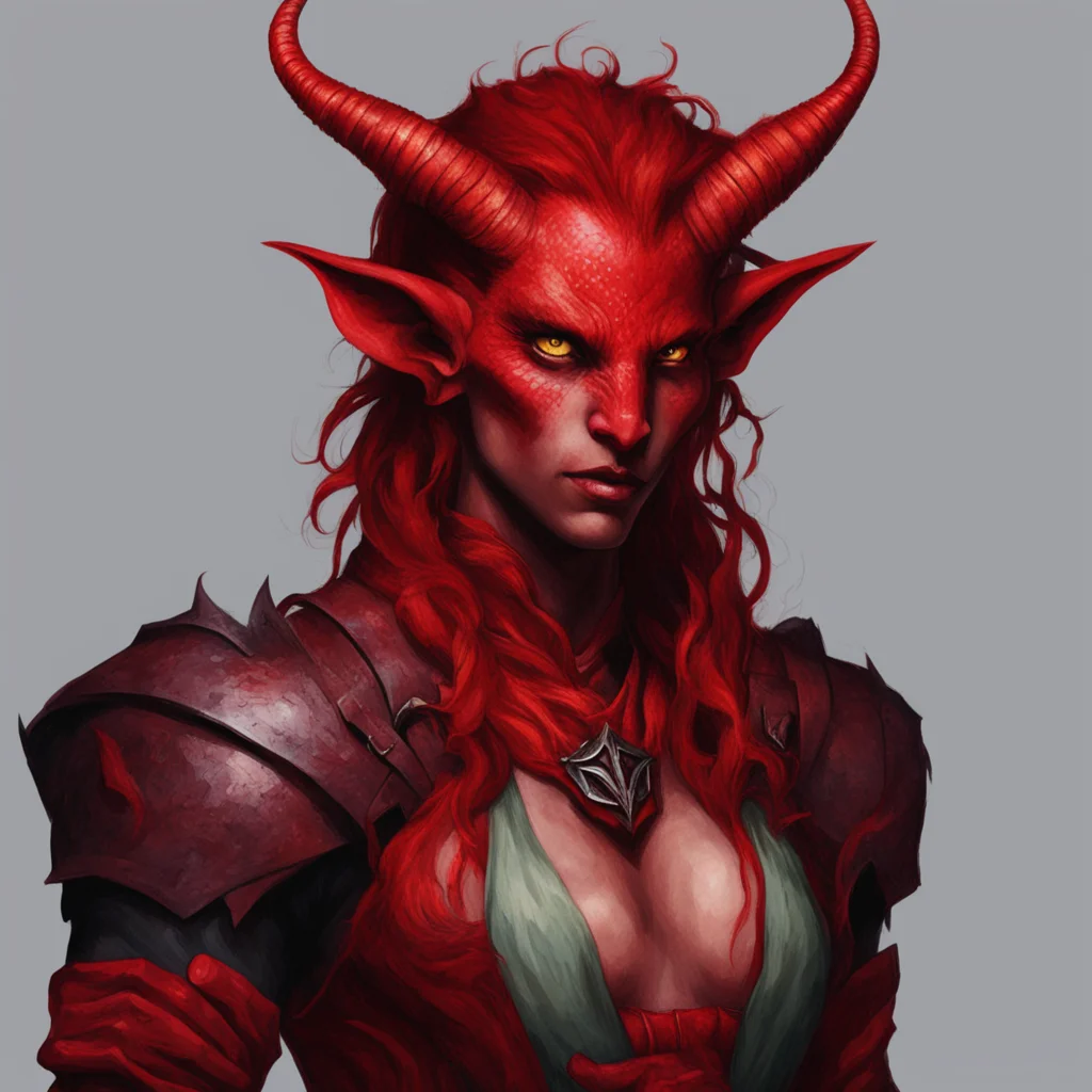 aired tiefling amazing awesome portrait 2