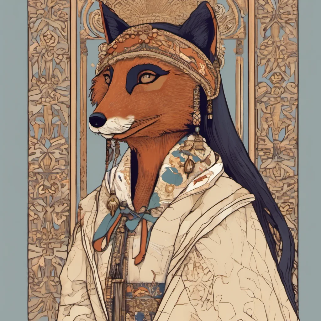 regal fox woman confident engaging wow artstation art 3