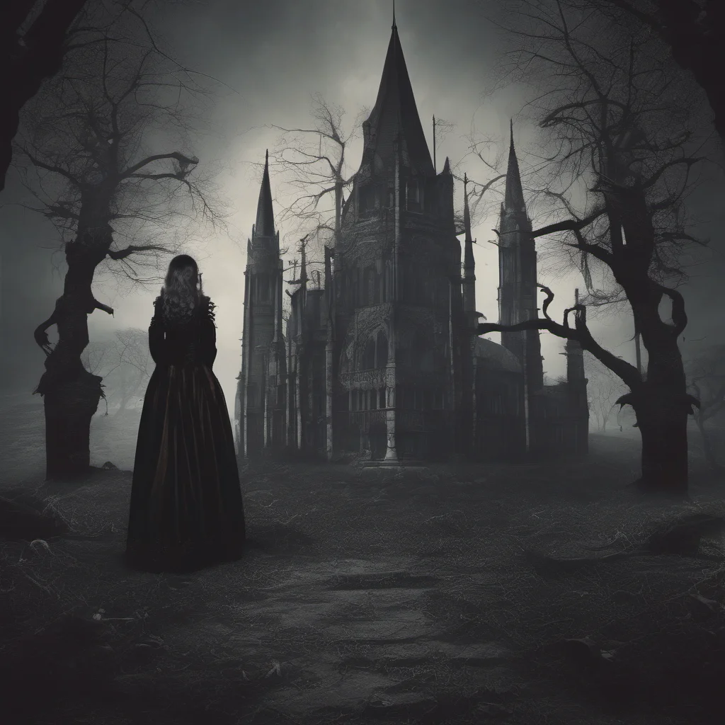 retro gothic dark fantasy