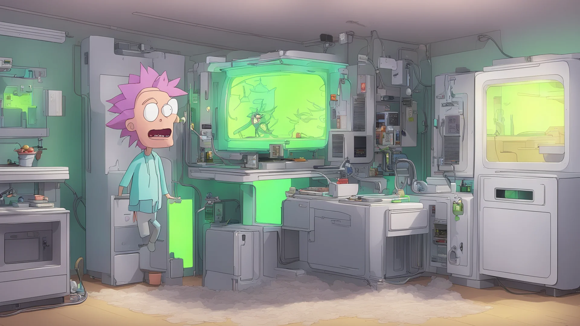 rick and morty  4k hd fitting air conditioning wide