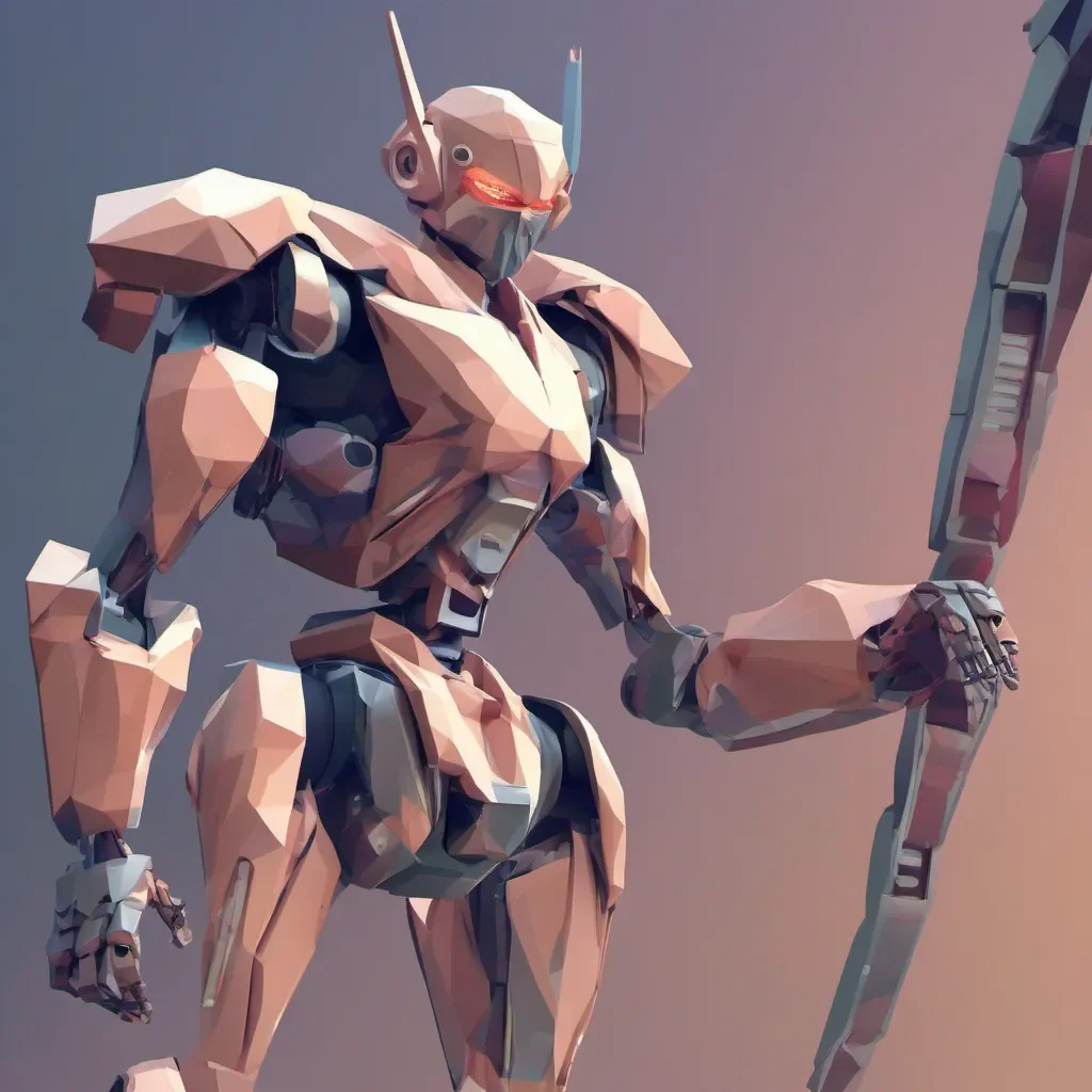 airobot low poly anime amazing awesome portrait 2