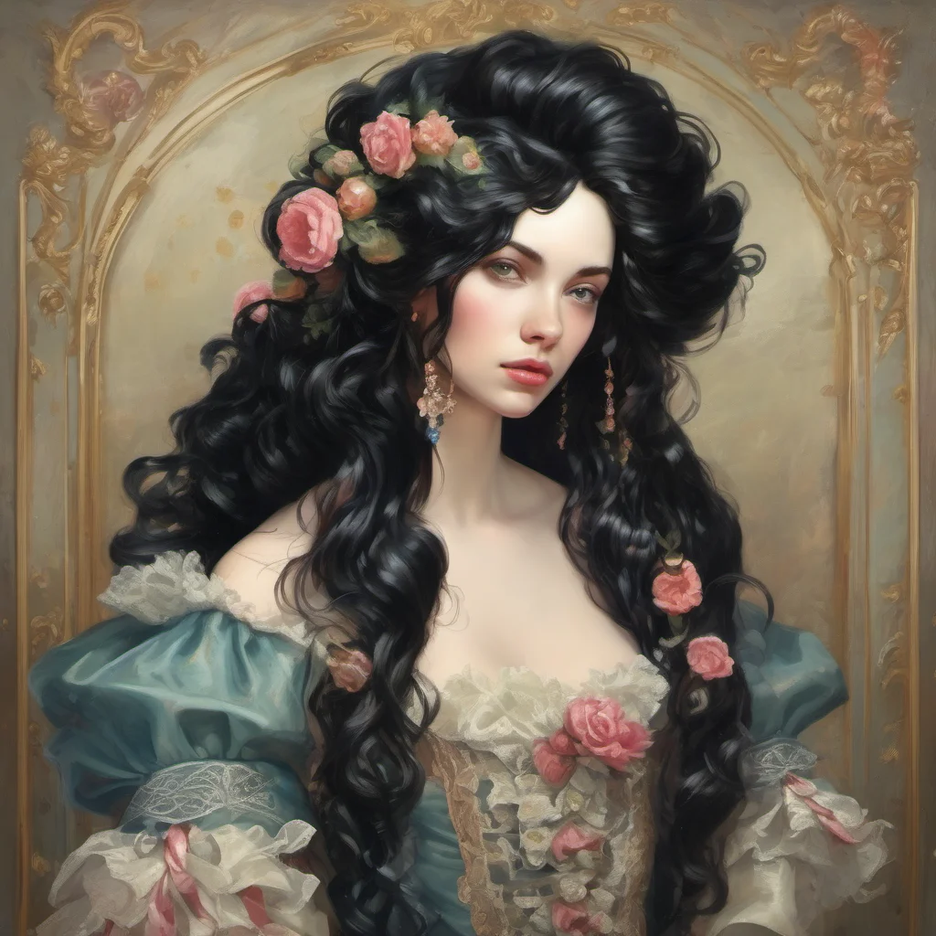 airococo young woman with long black hair%2C beautiful  amazing awesome portrait 2
