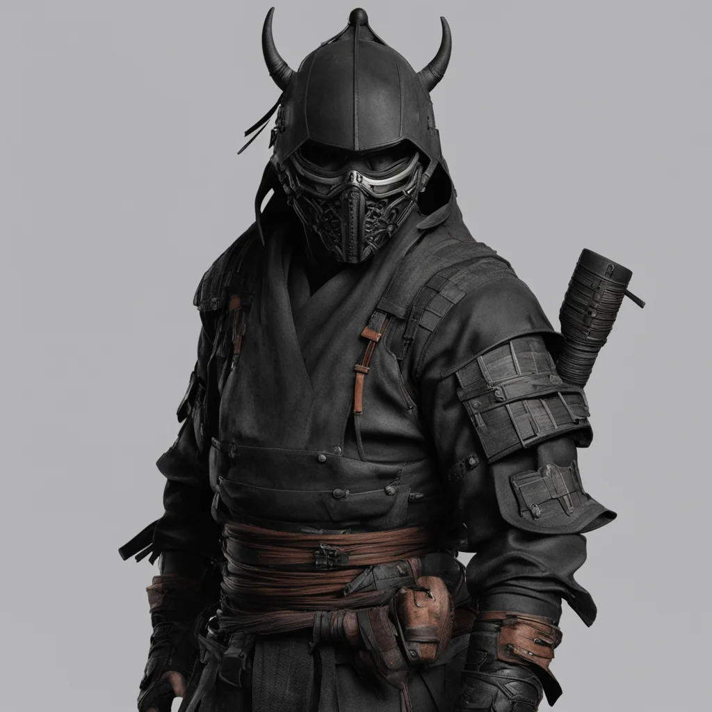 ronin with mask confident engaging wow artstation art 3
