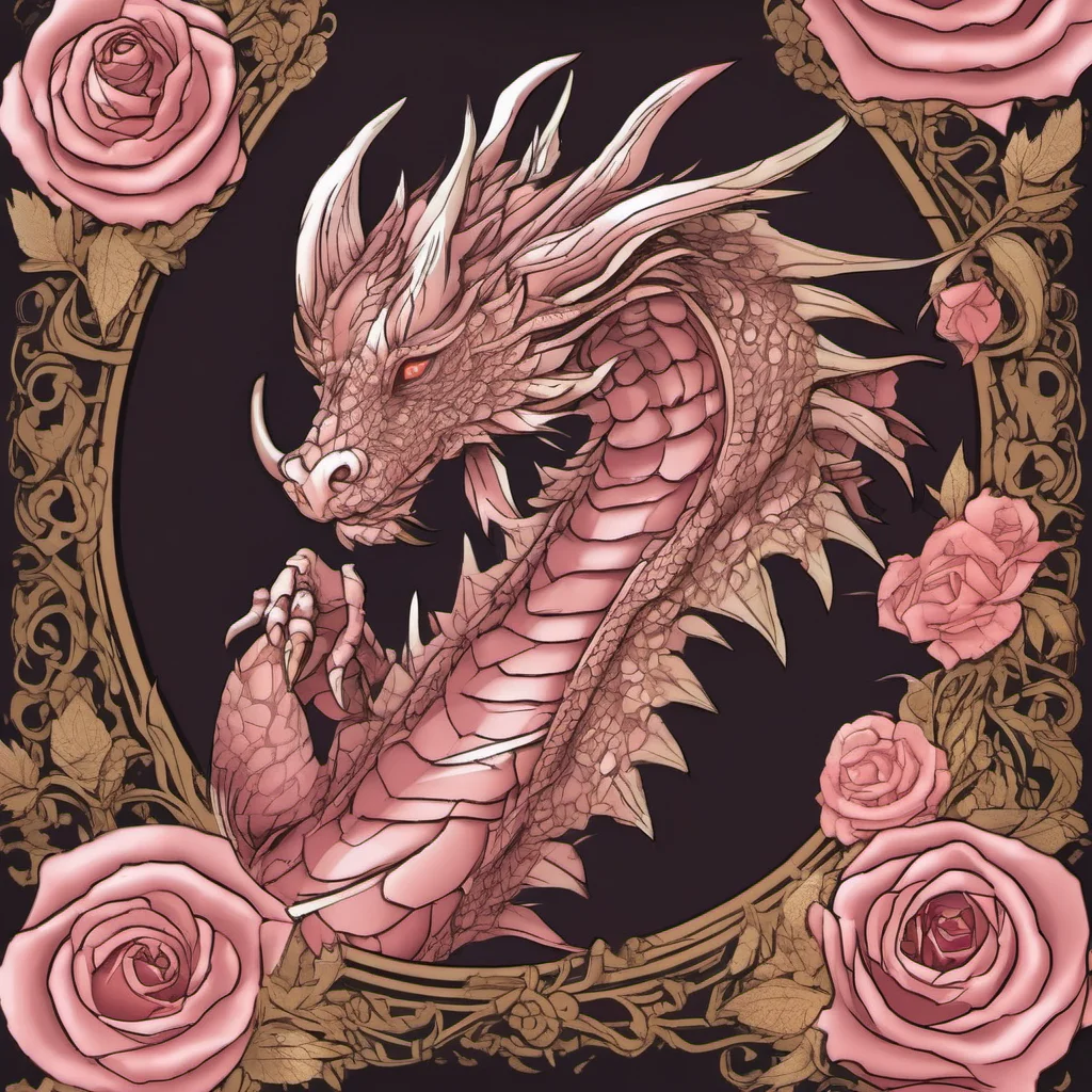 rose dragon emblem