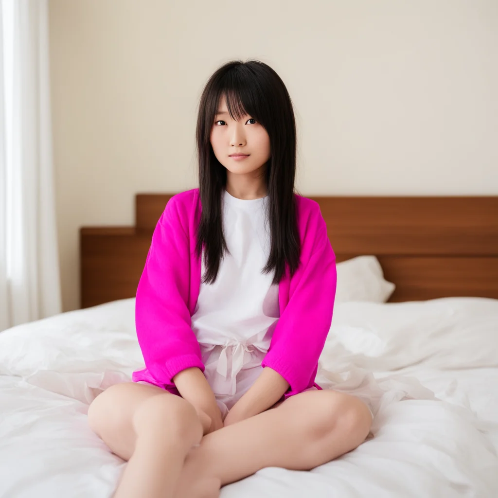 ruby hoshino sitting on bed good looking trending fantastic 1
