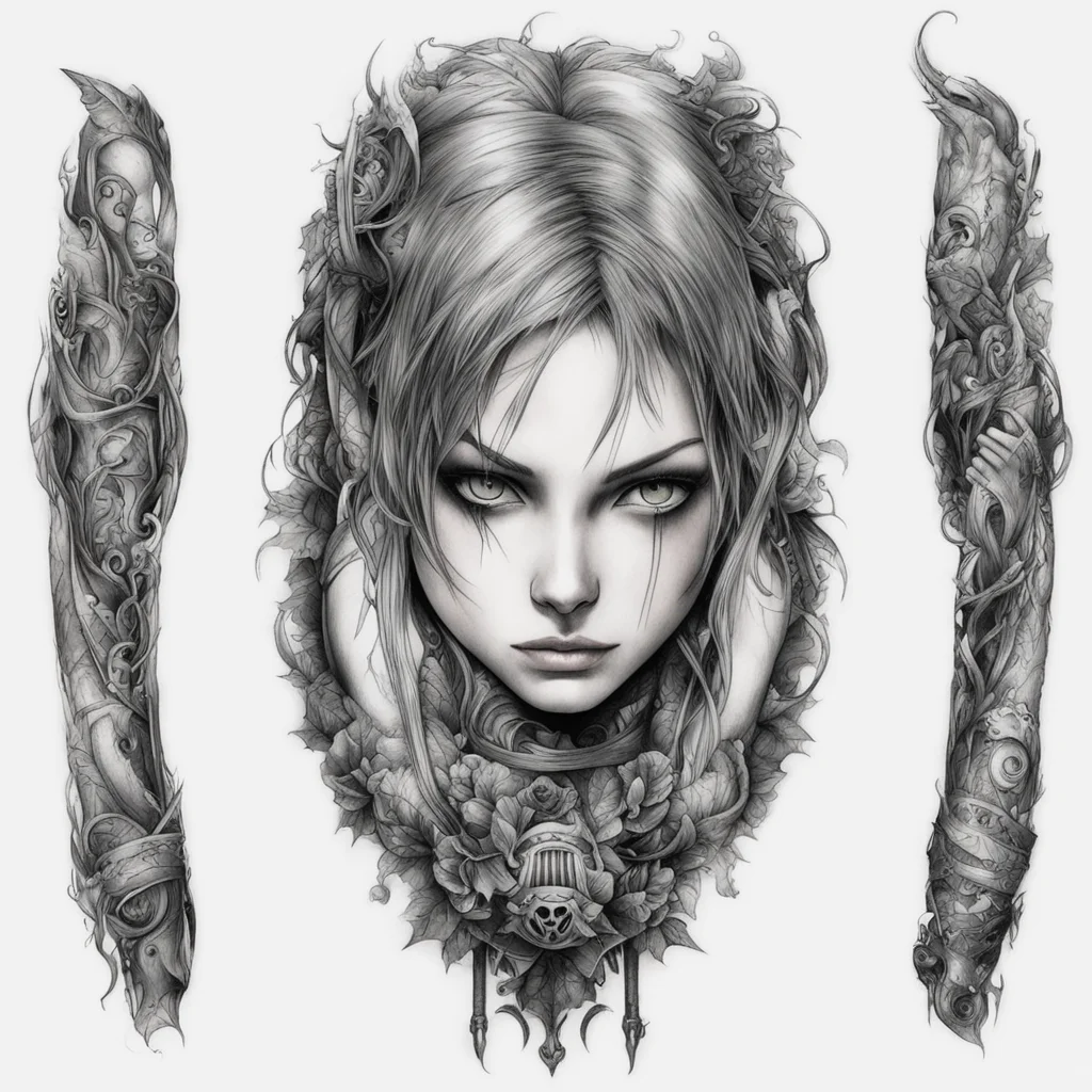 airyan ashley%27s tattoo design with resident evil 4 references  good looking trending fantastic 1