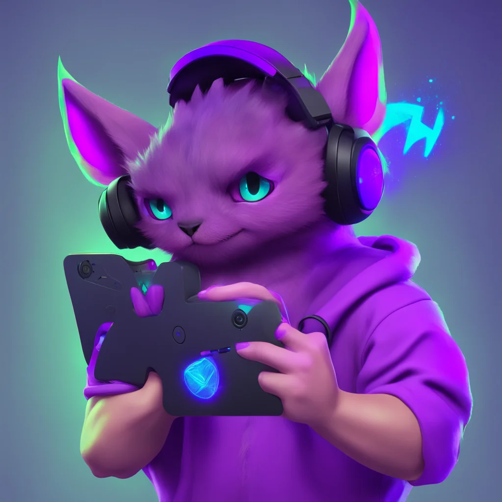 aisableye wearing a gaming headset while holding a ps4 controller
