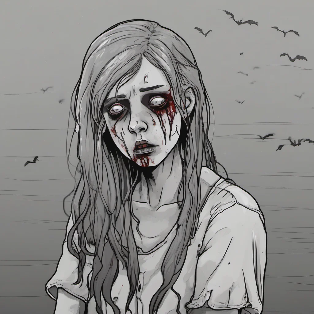 aisad and lonely zombie girl%2C realizing she will never feel anything again amazing awesome portrait 2