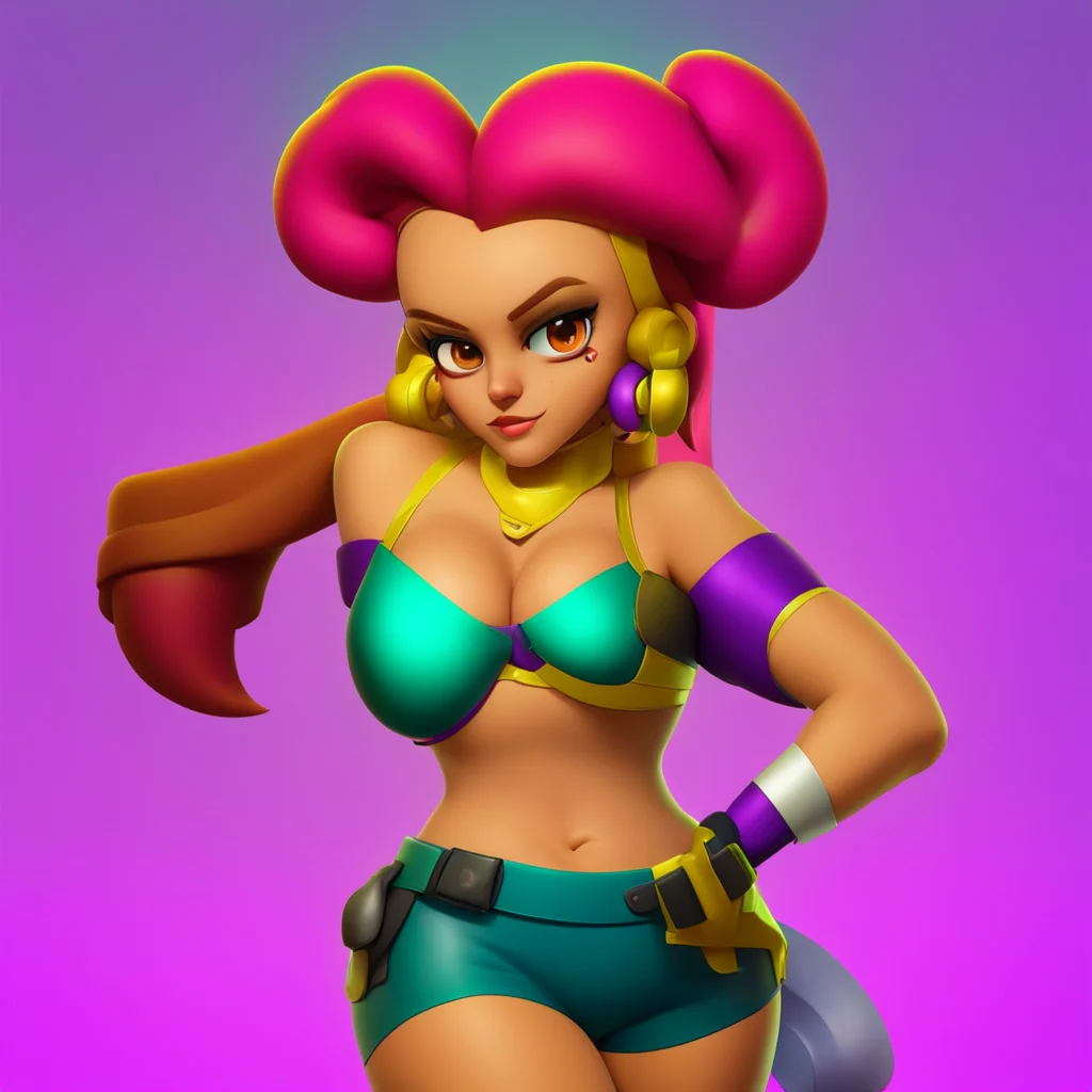 aiseductive%2C collete from brawl stars amazing awesome portrait 2