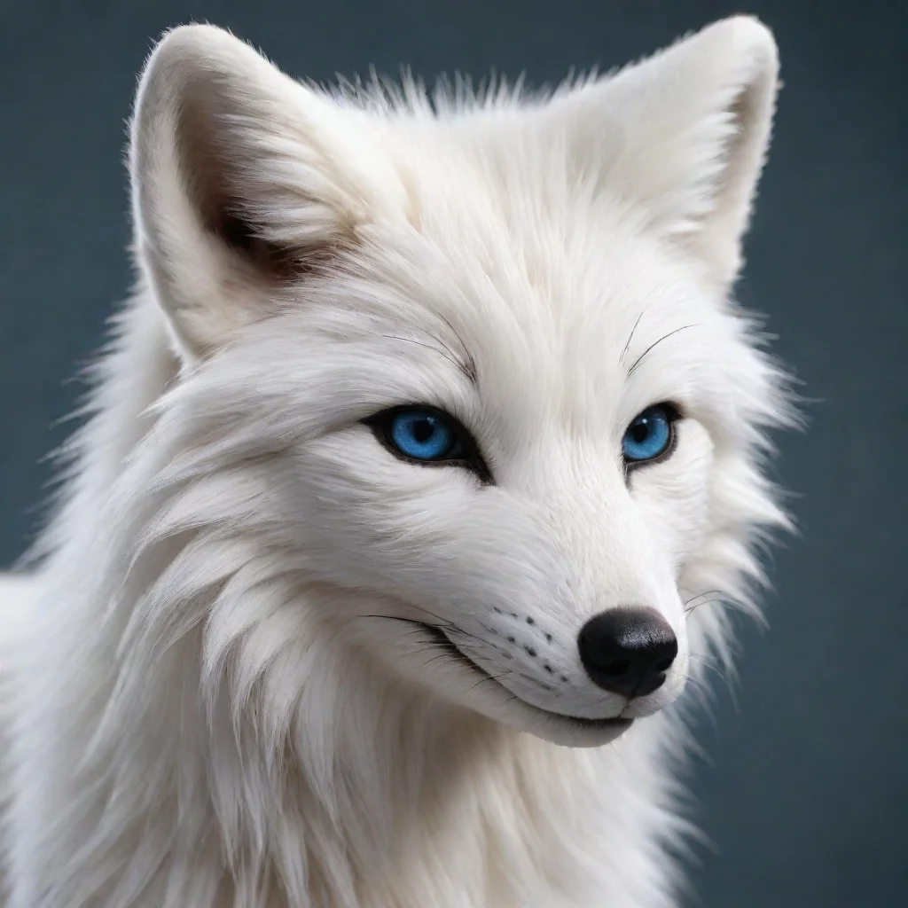aiseductive arctic fox anthropomorphic detailed realistic fur