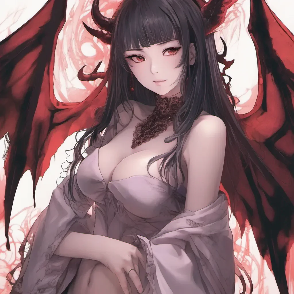 aiseductive feminine demon anime amazing awesome portrait 2