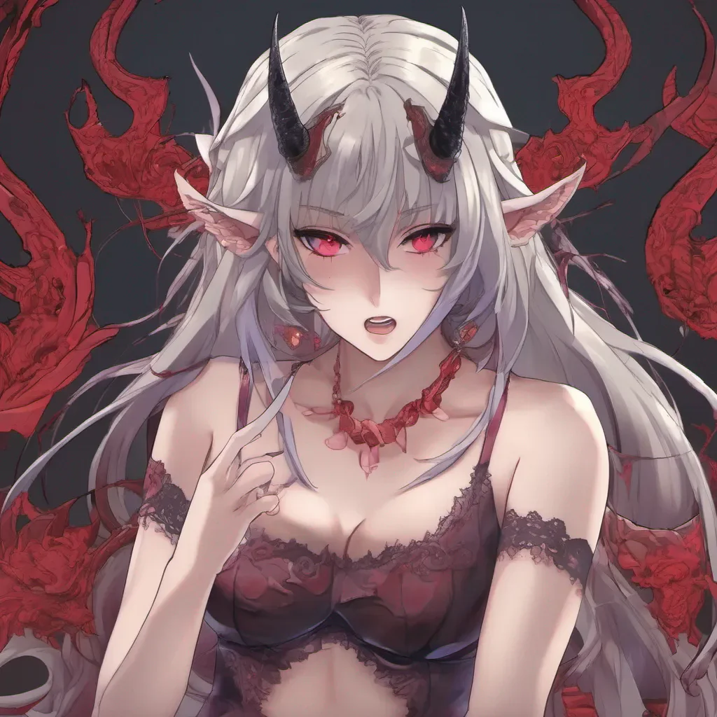 seductive feminine demon anime confident engaging wow artstation art 3