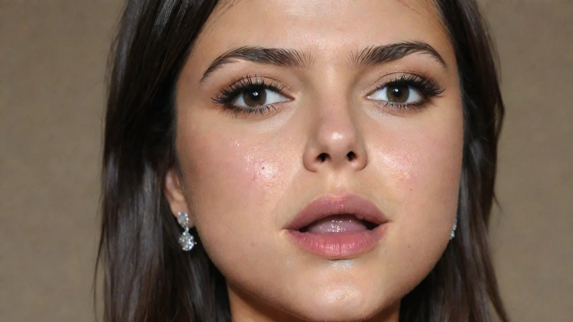 aiselena gomez %252c sperm in her face  wide