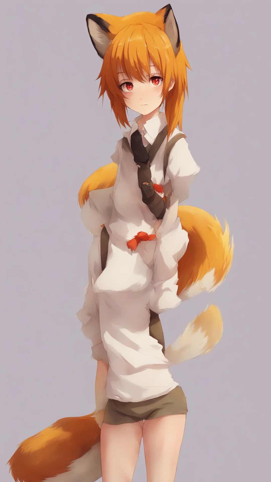 aisenko%2C fox%2C anime%2C cute%2C tail%2C skinny girl tall