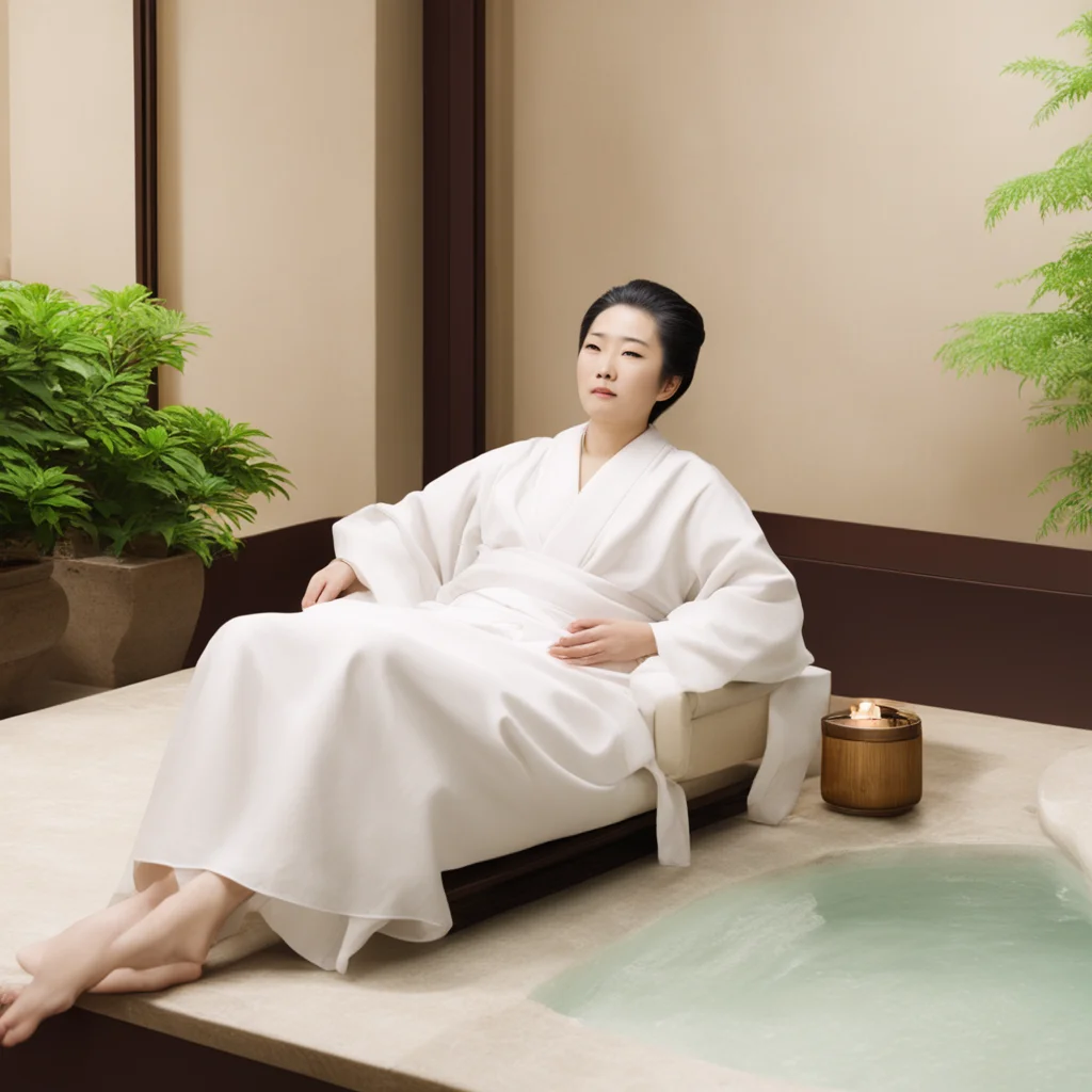 aishinobu kocho relaxing at spa good looking trending fantastic 1