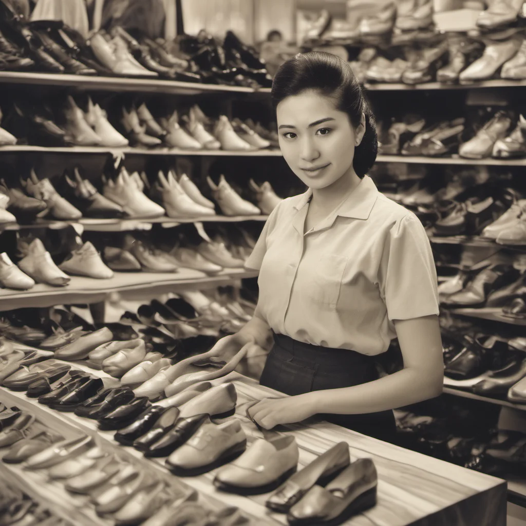 aishoes store saleswoman worker amazing awesome portrait 2