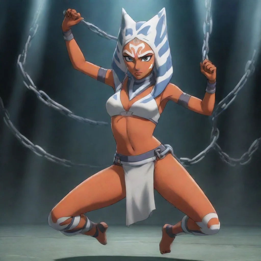aislave ahsoka%2C tano dancing%2C nake in chains anime anime anime