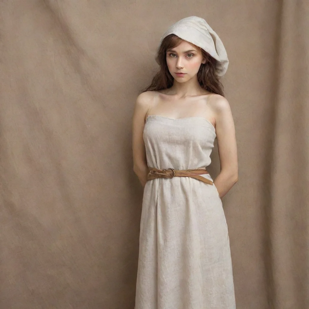 slave elf women linen cloth shy