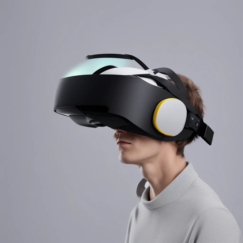aisleek%2C modern thin vr headset that fits over the users entire head%2C inspired by ready player one amazing awesome portrait 2