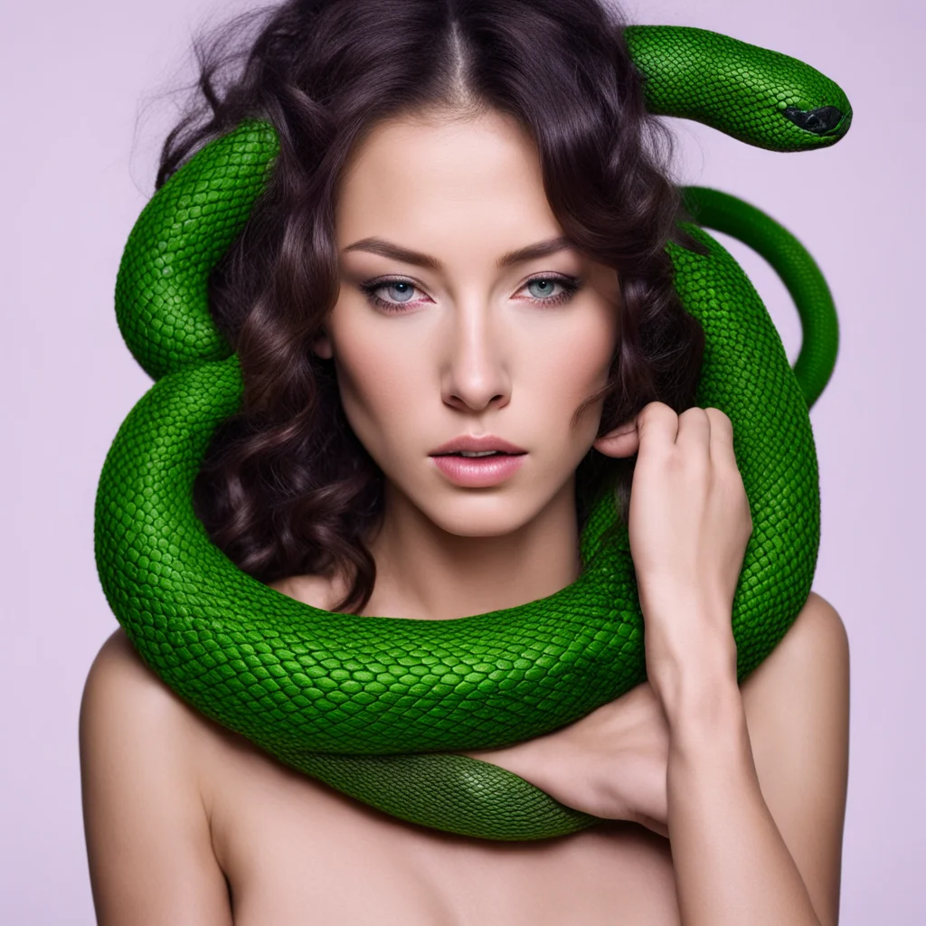 snake coils woman good looking trending fantastic 1