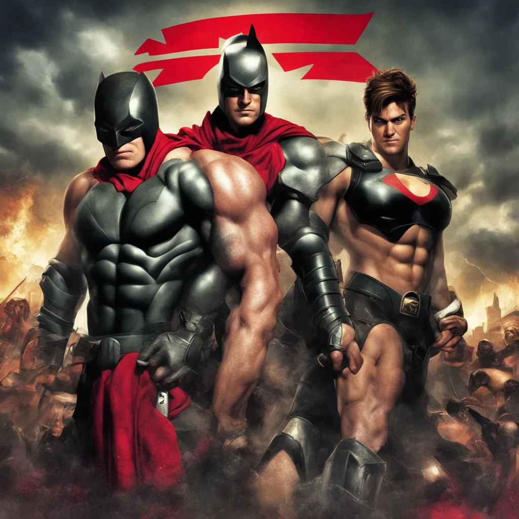 spartan total warrior 2 the spartan wars cover art with the spartan in the center. batman 66 on the left and ruby gillman on the right good looking trending fantastic 1