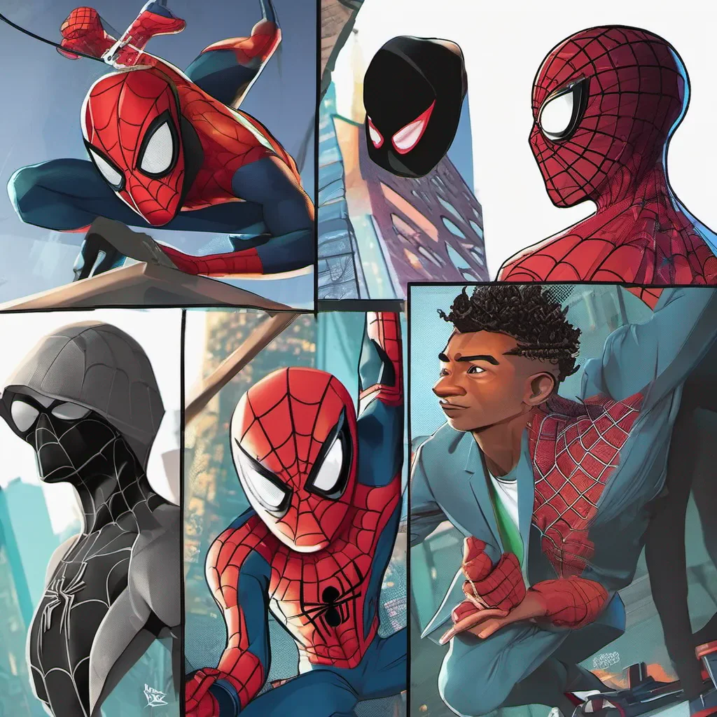 spider man across the spider verse leader of spiderman amazing awesome portrait 2