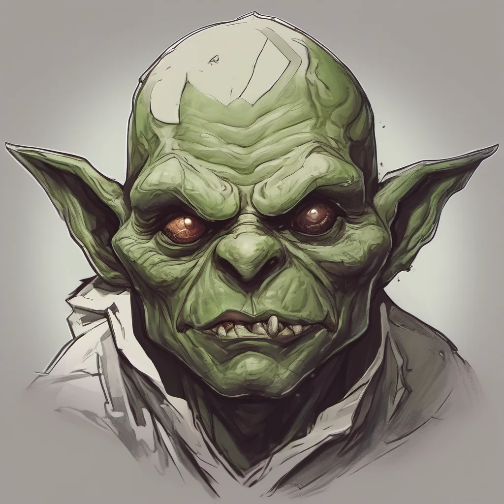 aispooky goblin character portrait epic good looking confident engaging wow artstation art 3