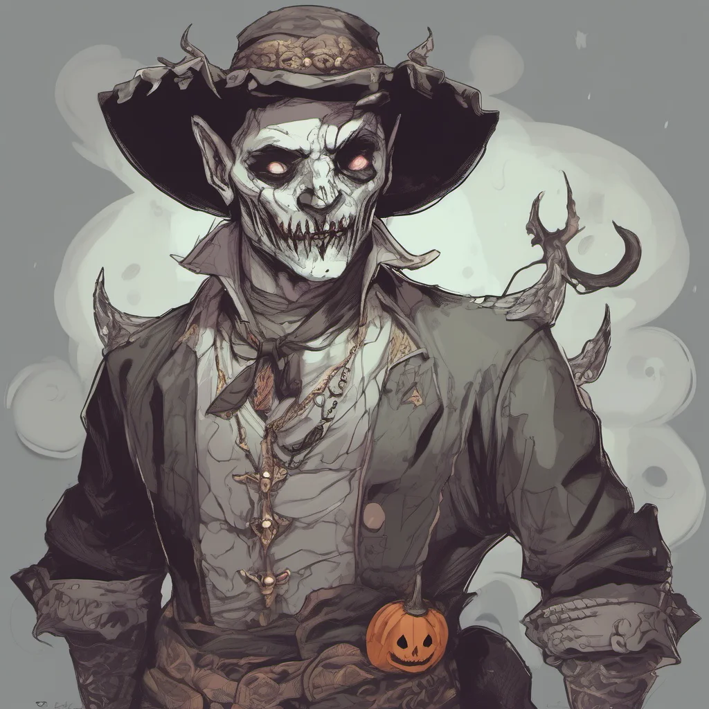 spooky goul character portrait good looking confident engaging wow artstation art 3