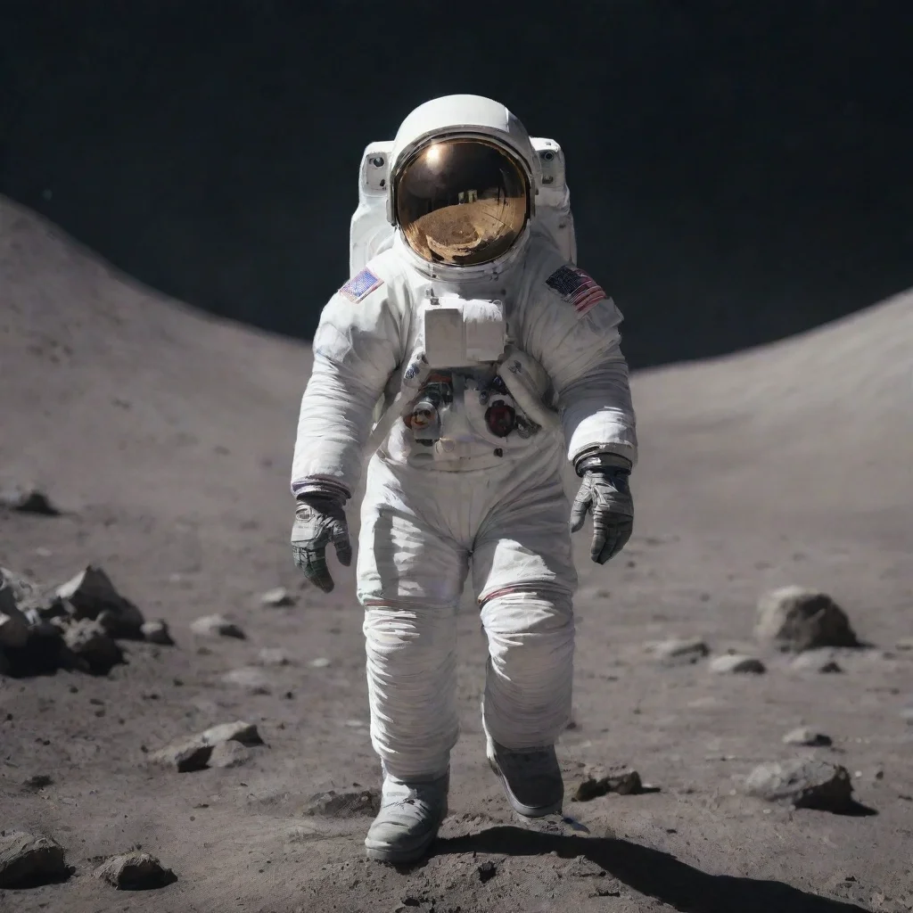 standing tall astronaut 
