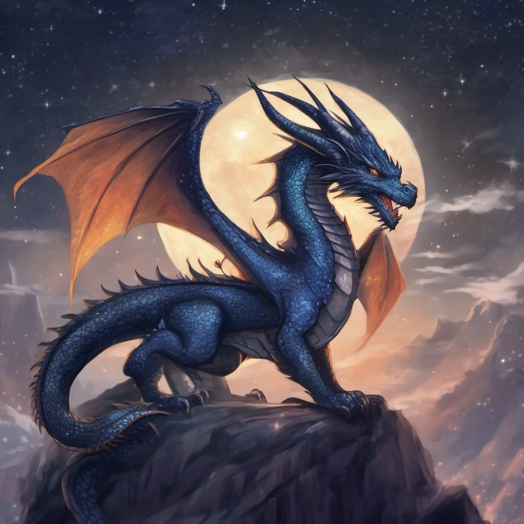 star dragon fantasy art night sky amazing awesome portrait 2