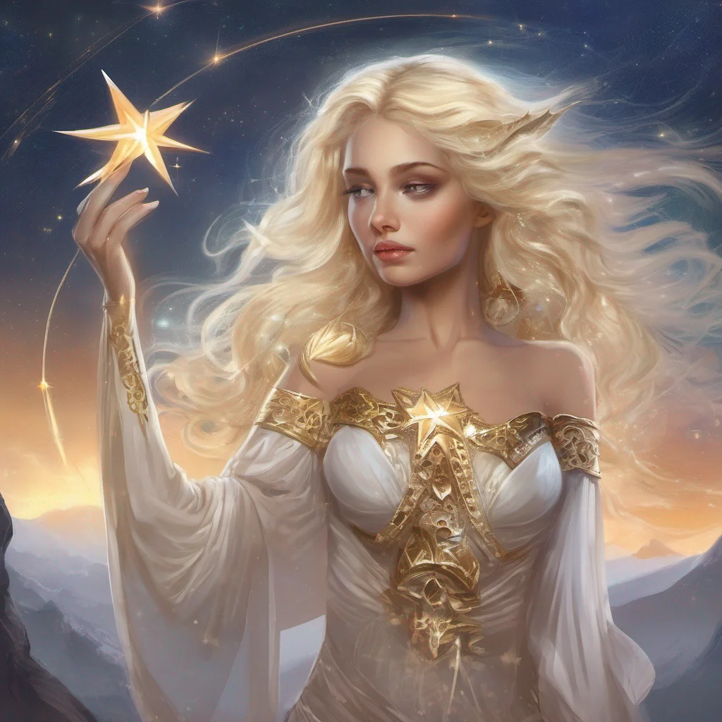 aistar goddess blonde fantasy art good looking trending fantastic 1