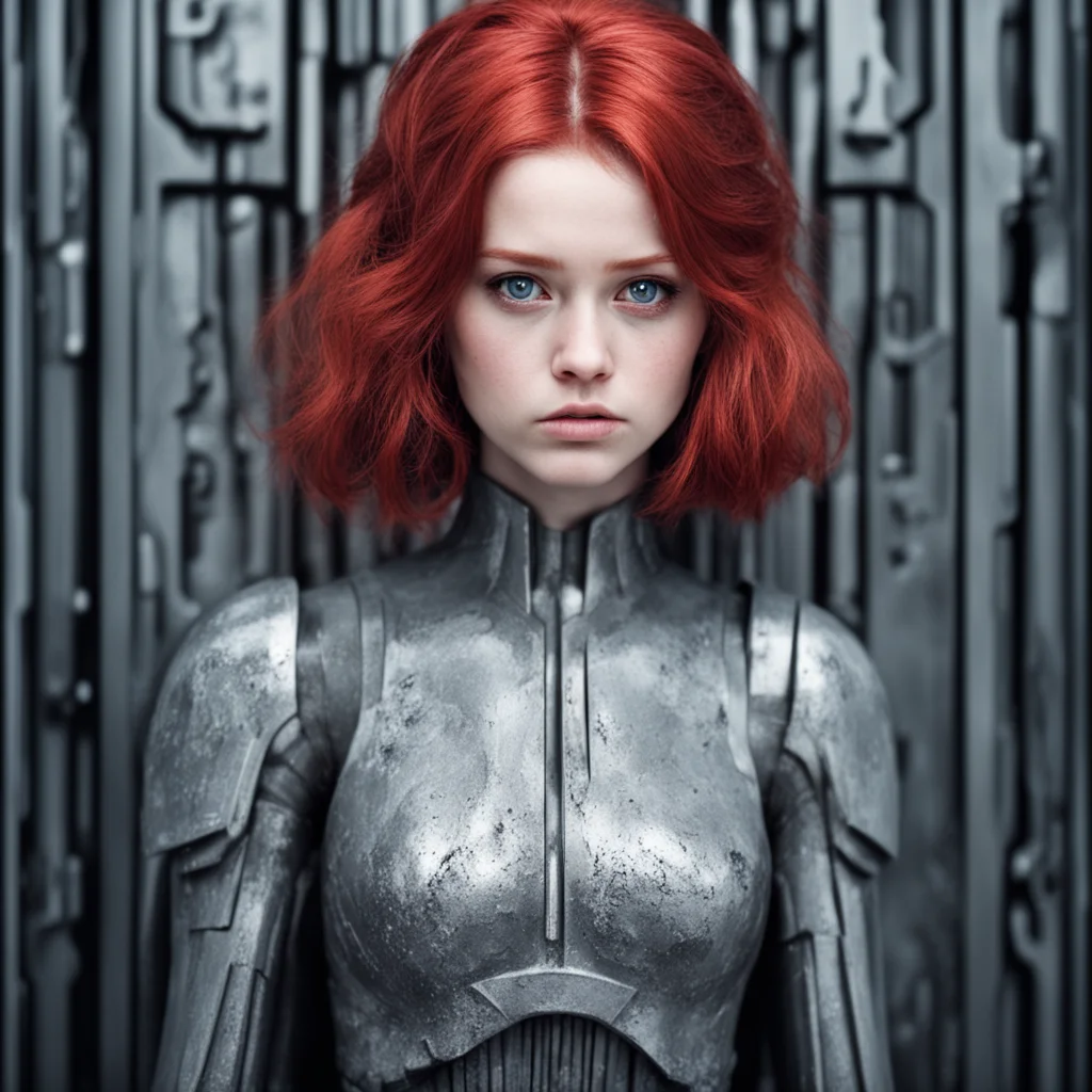 aistarwars%2C beautiful%2C red hair%2C girl%2C frozen in carbonite confident engaging wow artstation art 3