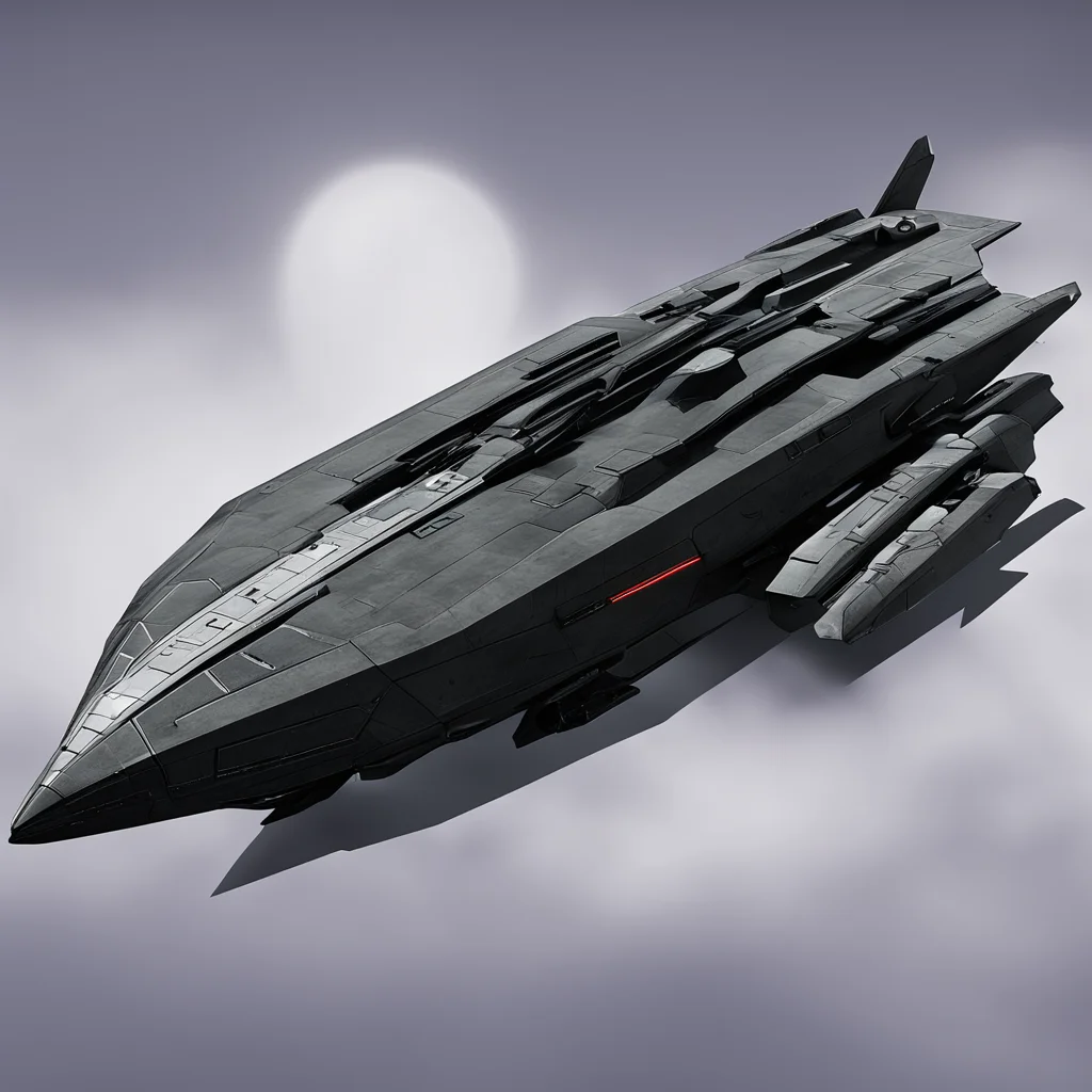 aistealth cruiser spaceship sci fi