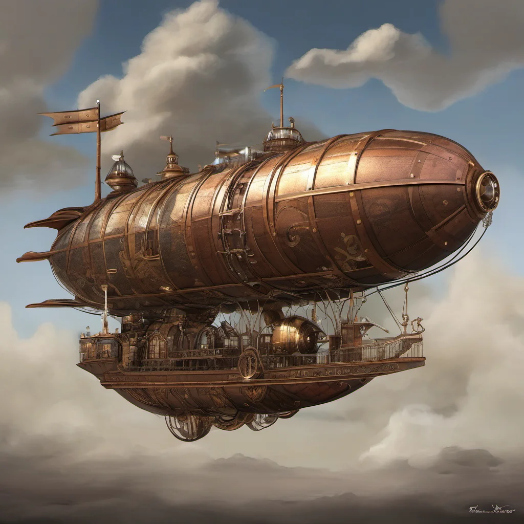 steampunk airship amazing awesome portrait 2