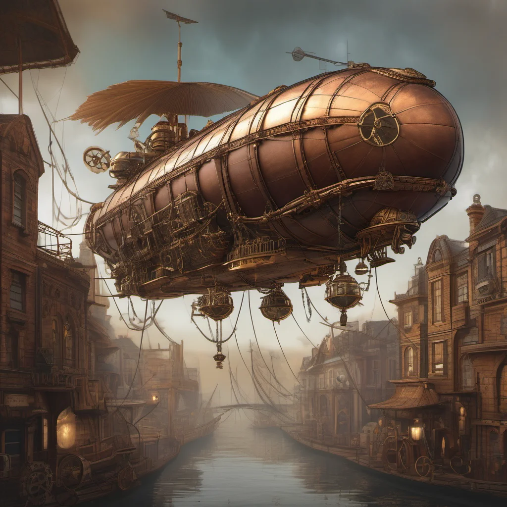 steampunk airship confident engaging wow artstation art 3
