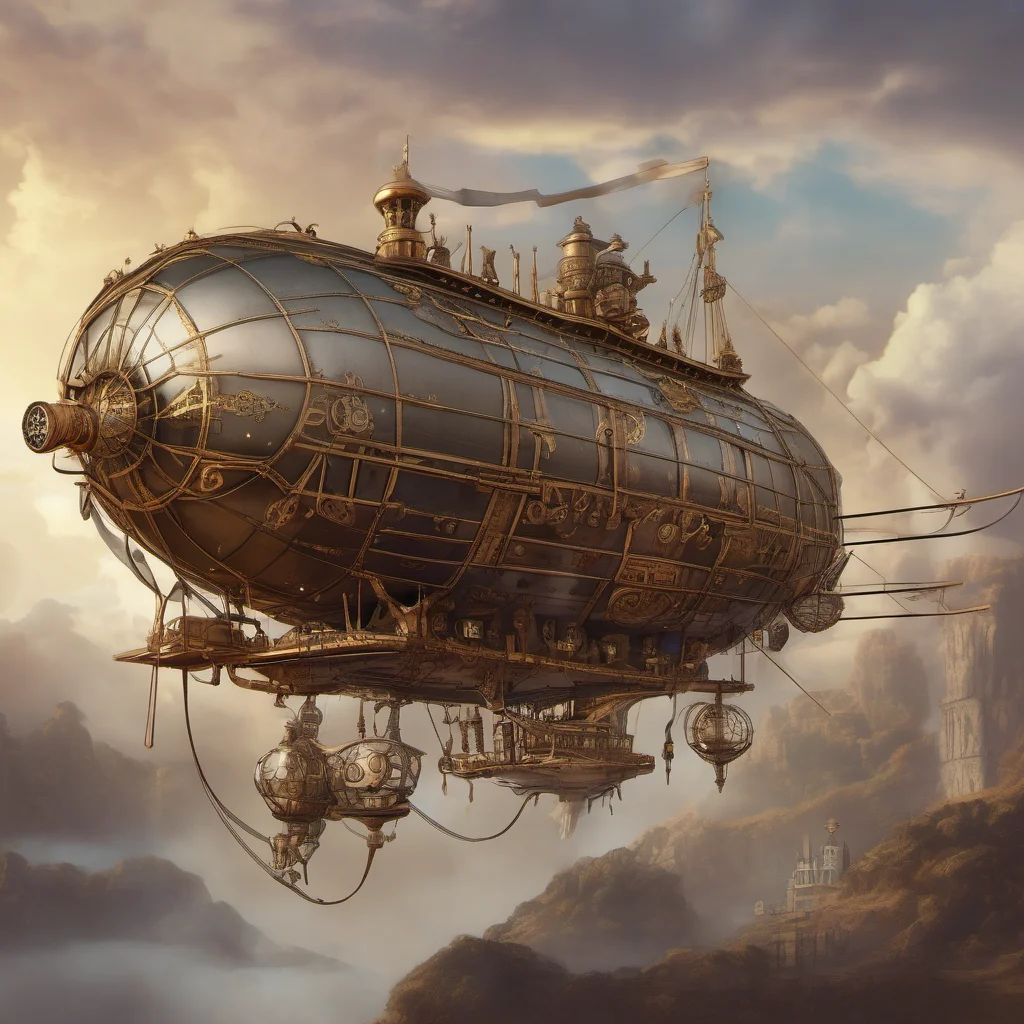 aisteampunk airship