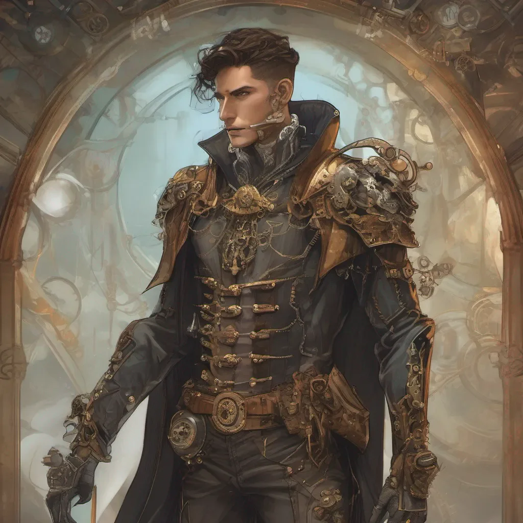 aisteampunk handsome ethereal knight confident engaging wow artstation art 3