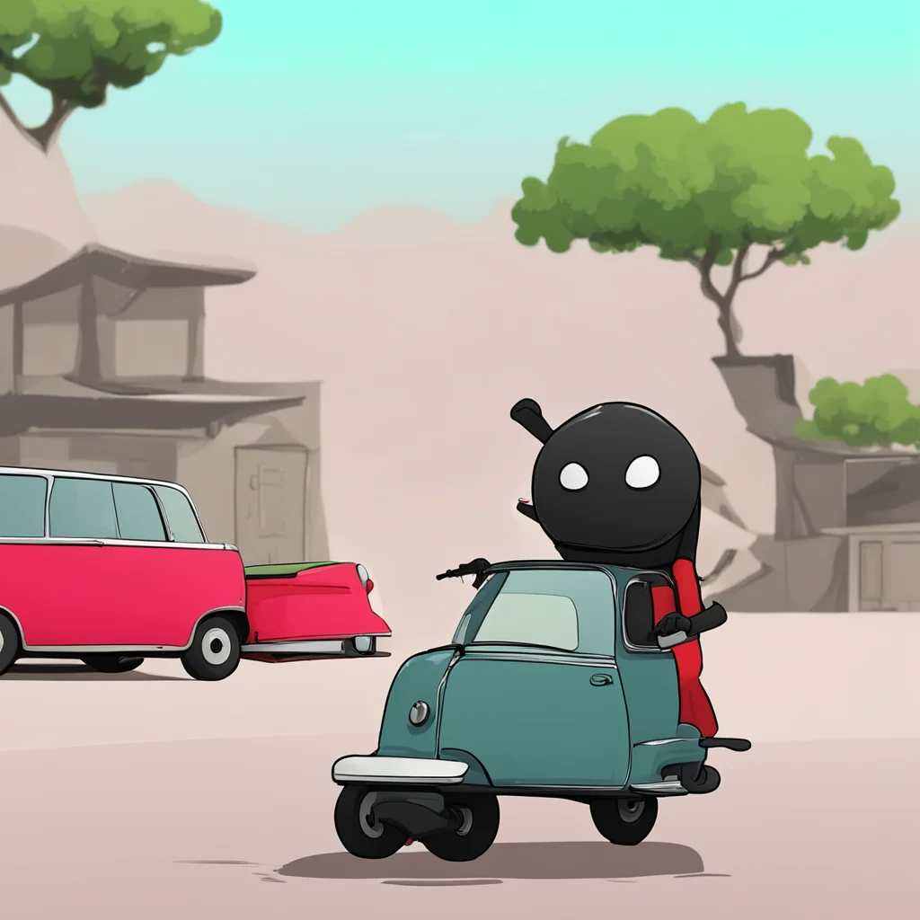 stickman puts scooter in the trunk good looking trending fantastic 1