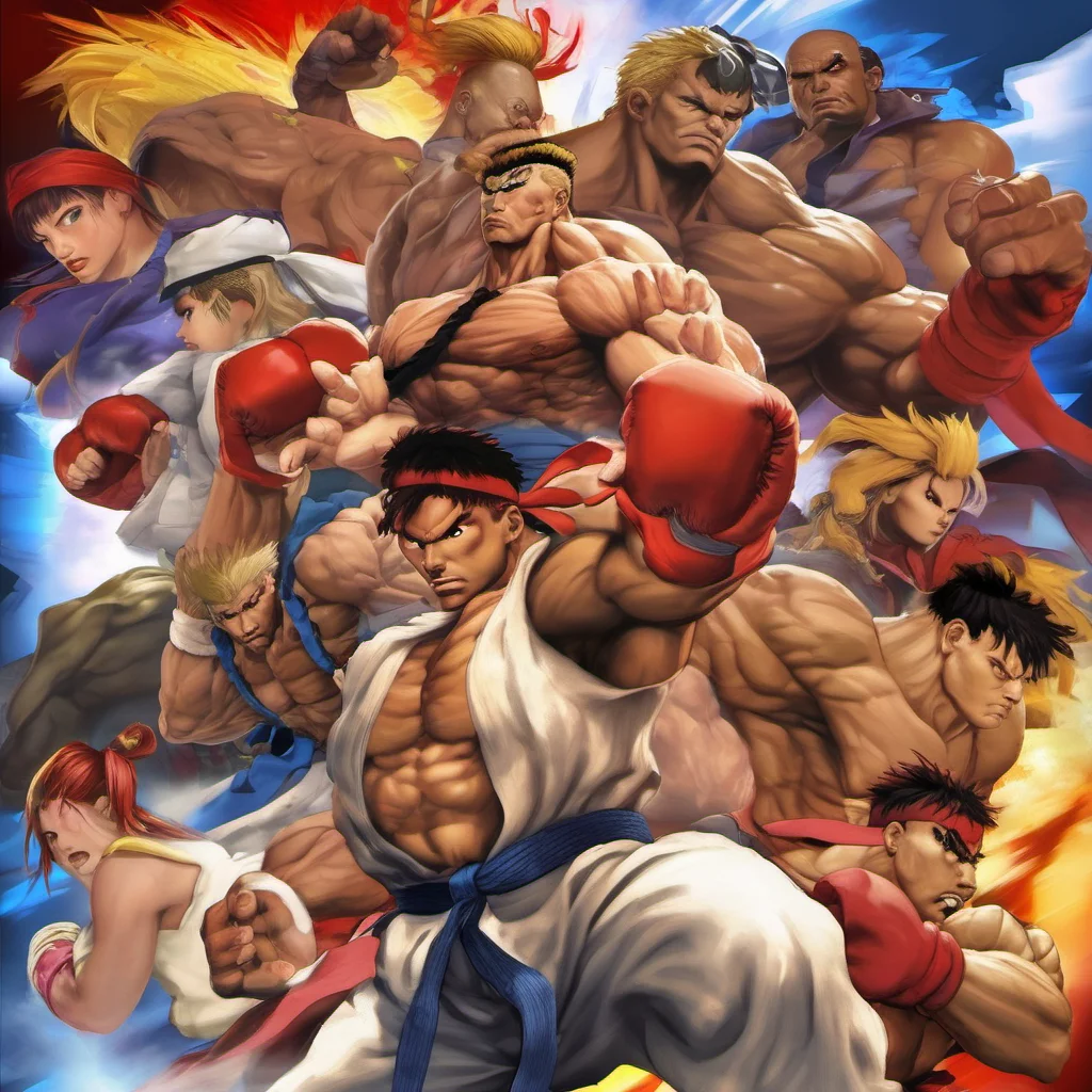 aistreet fighter characters wallpaper