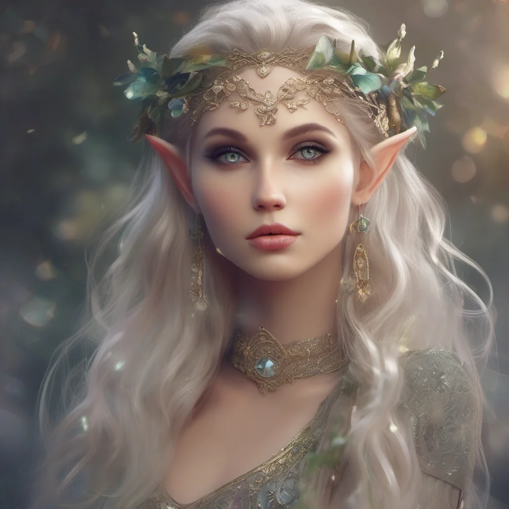 aistunning elf beautiful princess portrait captivating fantasy wonderful trending confident engaging wow artstation art 3